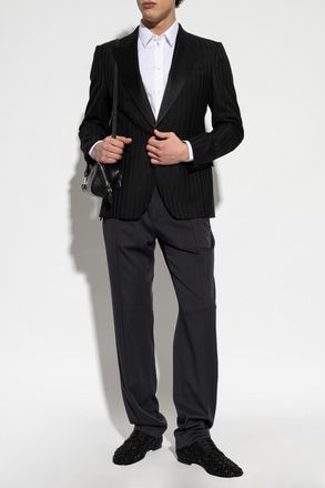 Dolce & Gabbana Wool Blazer, Mens, Black