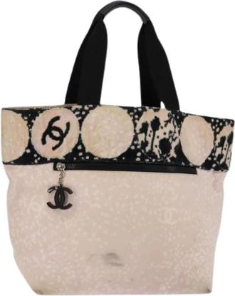 Chanel Pre-owned Vintage Tote Bag - Dames - Vintage Shopper - Roze - ONE Size - Vintage