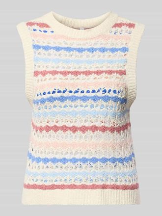 Only Regular Fit Strick-Top mit groben Strickmustern Modell GEENA in Ecru, Gr&ouml;&szlig;e XL
