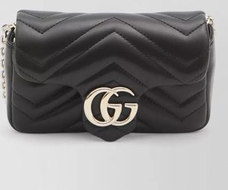 Gucci marmont mini chain shoulder leather bag