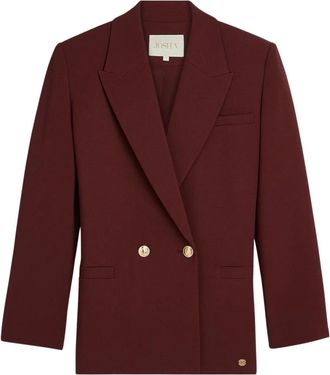 JOSH V Dee Blazer - Dames - Jassen - Rood - Maat: XL Leer