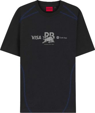 HUGO BOSS Hugo Unisex Volwassen Crew Neck Korte Mouwen Wedstrijd T-Shirt (Zwart)