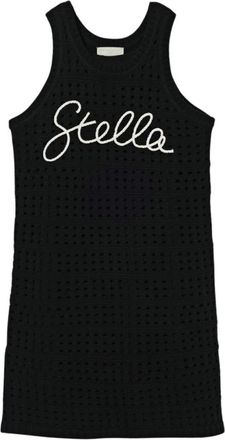 Stella McCartney Vestido de crochet - Tops - Mujer - Negro - S