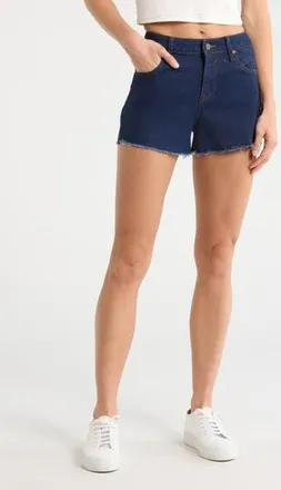 Vigoss Seam Detail Cutoff Denim Shorts in Rinse at Nordstrom Rack, Size 25