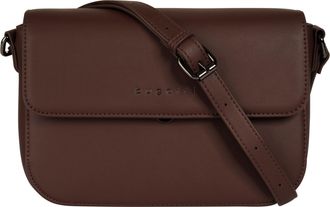 Bugatti Umh&auml;ngetasche BUGATTI ALMATA, Damen, Gr. B/H/T: 25cm x 17cm x 9cm onesize, braun, Kunstfaser, leicht gl&auml;nzend, unifarben, Taschen Umh&auml;ngetasche