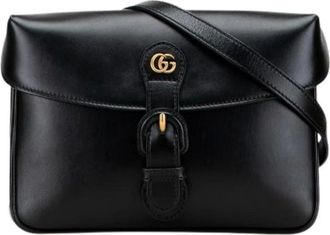 Gucci Pre-owned Cross Body Bags, female, Black, Size: ONE SIZE Pre-owned Vintage Crossbody Bag