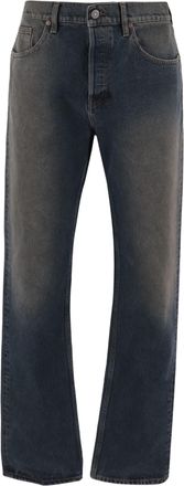 Golden Goose Dark Denim Star Appliqu&eacute; Five-Pocket Jeans