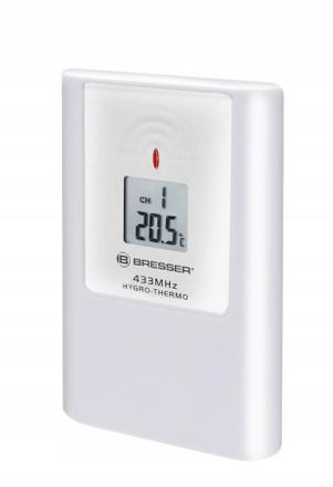 Bresser Sensor Exterior Bresser Termo Higr&oacute;metro 3 Canales Pl&aacute;stico Neutro