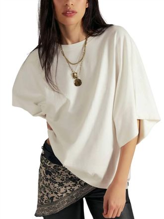 Free People Atlas Dolman Top In Clean Ivory