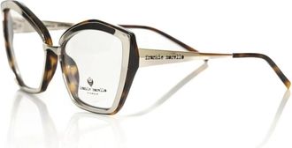 Frankie Morello Chic Butterfly Brilmontuur Bruin Schildpad Ontwerp - Dames - Brillen - Veelkleurig - ONE Size - Accessoires