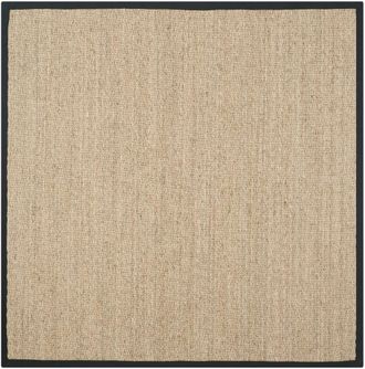 Safavieh Alfombra hierba marina neutrale/nero 183 x 183 cm