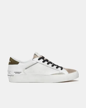 Crime London DISTRESSED OLIVE BROWN