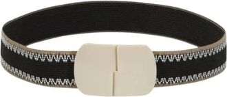 Gavazzeni Santorini Taille Riem - Dames - Riemen - Zwart - 75 CM - Leer - Accessoires