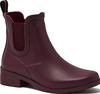 Lands End Rubber Chelsea Rain Boots in Royal Burgundy at Nordstrom, Size 11