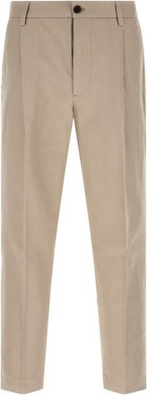 Department Five Beige Loose Pleated Pants