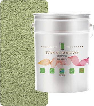 OEM Revestimiento Exterior De Silicona Para Fachadas, Color Verde Pistacho, 1,5 Mm, Calidad Premium, 15 Kg