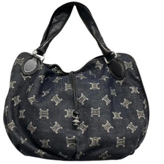 Celine Pre-owned Shoulder Bags, female, Blue, Size: ONE SIZE Pre-owned Bittersweet Shoulder bag