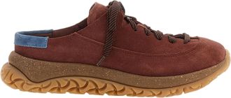 Birkenstock Red 1774 Uerzell Lace-Up Suede Mules