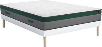 Vente-Unique Conjunto Somier + colch&oacute;n de muelles ensacados PRESTIGE de YSMEE 140 x 190 cm