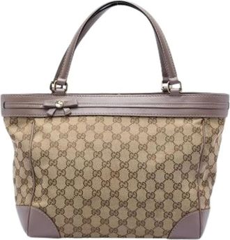 Gucci Bolso Tote Mayfair Pre-owned - Pre-owned - Mujer - Beige - ONE SIZE