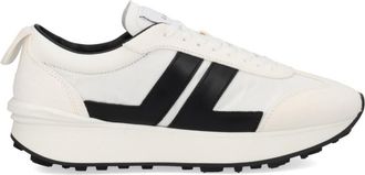 Lanvin White Color Block Sneakers