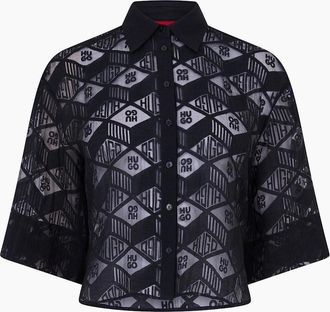 HUGO BOSS Womens Womens 10270586 01 Blouse - Miscellaneous - Size: 14