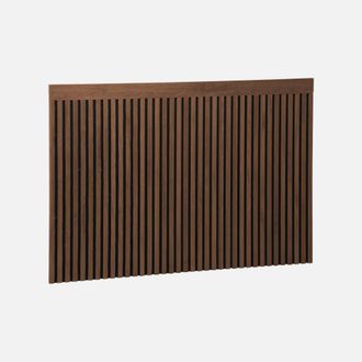 Sweeek Cabecero De Madera Con Listones Decorativos, 140cm