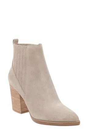 Marc Fisher Alva Bootie in Cloud Suede at Nordstrom, Size 9.5