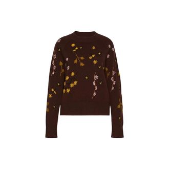 Max Mara Jersey Wkdrafia - Knitwear - Mujer - Marr&oacute;n - S