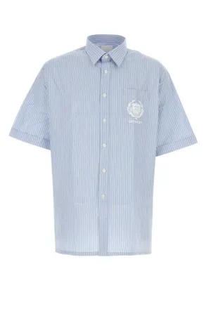 Givenchy Light Blue Embroidered Poplin Shirt