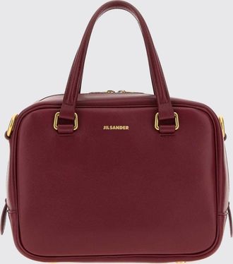 Jil Sander Borsa a mano Vision mini in pelle ovina con doppio manico e zip