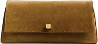 Khaite Flap Leather Clutch Bag