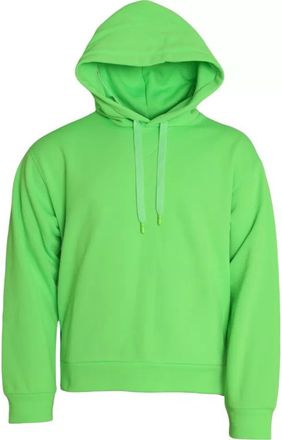 Dolce & Gabbana Green Logo Hooded Pullover Sweatshirt Mens Sweater (Pre-Owned)