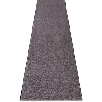 RugsX Rugsx - Runner santa fe brown 42 plain, flat, one colour brown 60x200 cm