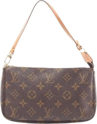 Louis Vuitton Pre-owned Mini Bags, female, Brown, Size: ONE SIZE Pre-owned Pochette Accessoires Monogram Handbag