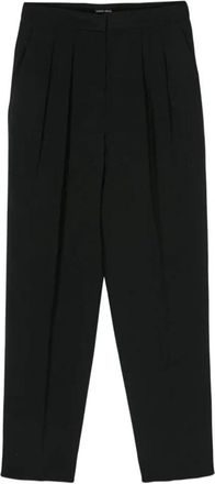Giorgio Armani Wide Broeken - Dames - Wijde Broeken - Zwart - L - Broeken