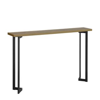 SoBuy Mesa De Consola Mesa De Entrada Recibidor Estructura Y Patas De Metal, Estilo Industrial 120 X 75 X 20 Cm Fsb50-pf Sobuy Es