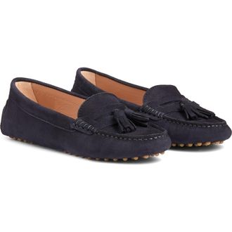 L.k. Bennett Leslie Tassel Driving Loafer in Navy at Nordstrom Rack, Size 10Us / 40Eu