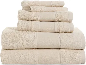 Kassatex Turkish Cotton 6-Piece Towel Set in Latte at Nordstrom Rack, Size 6 Piece Set