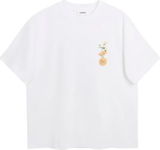 Soulland KAI Flowerservice T-shirt - unisex - T-shirts - Wit - S/M - Katoen - Tops