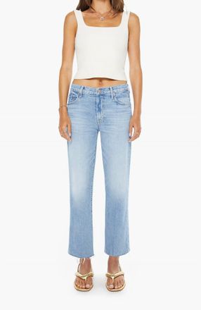 Mother Mid Rise Rambler Zip Jeans In Comeback