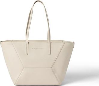 Brunello Cucinelli Calfskin small BC Duo bag in Ivory at Nordstrom