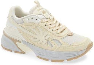 Palm Angels The Palm Runner Sneaker in Beige at Nordstrom Rack, Size 4.5Us / 36Eu