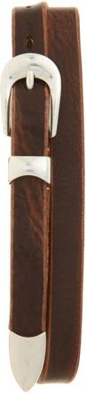 Our Legacy Leather Belt in Brown Leather at Nordstrom, Size 100