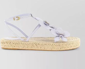 Zimmermann leather orchid sandals
