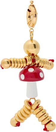 Timeless Pearly Suki Stickman 24kt Gold-plated Keyring - One Size