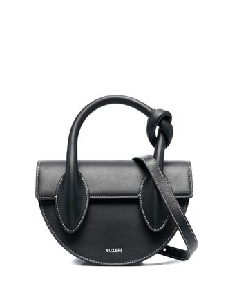 Yuzefi Pretzel mini tote bag - Black