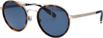 Polo Ralph Lauren Stijlvolle Zonnebril - Heren - Zonnebrillen - Grijs - 53 MM - Accessoires
