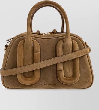 Marc Jacobs the bauletto suede shoulder bag