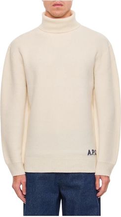 A.P.C. A.p.c., Truien & Vesten, Heren, Beige, M, Wol, Walter Sweater